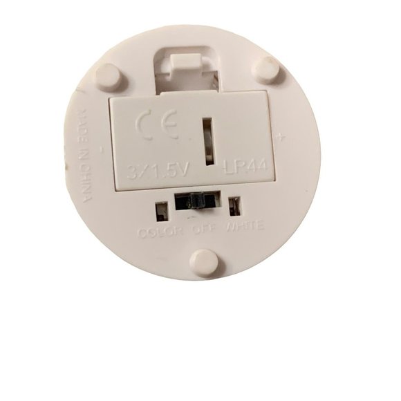 Handblown Glass Globe Ornament LED ChangingColor or Solid Light Flower NEW BATT - Picture 11 of 15